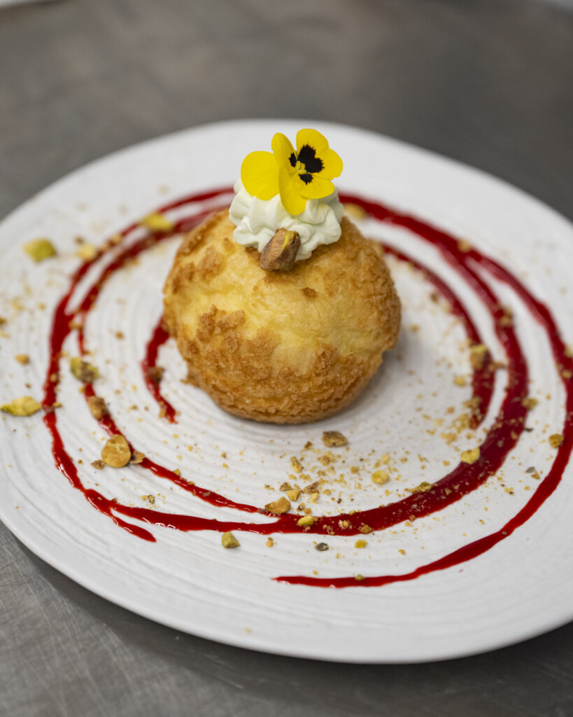 Dessert au Village Suisse du Touquet